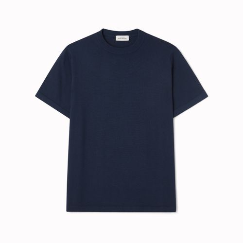 BO Knitted T-Shirt Navy Navy