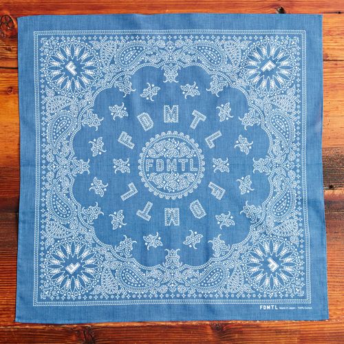 Paisley Bandana in Light Blue