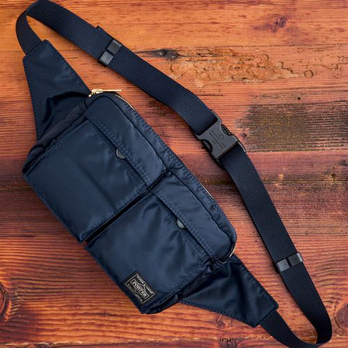 "Tanker" Waist Bag in Iron Blue