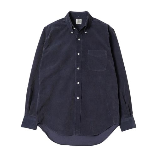 Kamakura Vintage Ivy Button Down Needlecord- Navy