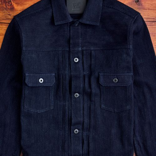 11oz Sashiko Type 2 Jacket in Indigo