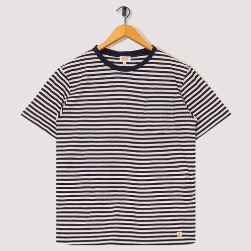 Heritage Striped T-Shirt - Marine Deep/Nature