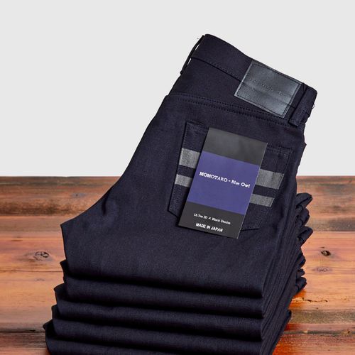 "Nightshade" 15.7oz Selvedge Denim - Natural Tapered