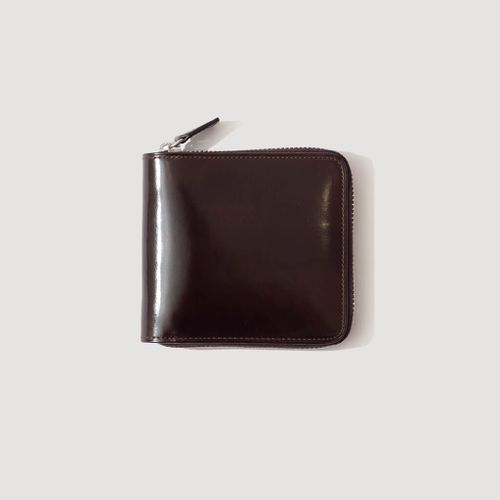 Square Zip Wallet - Dark Brown (02)