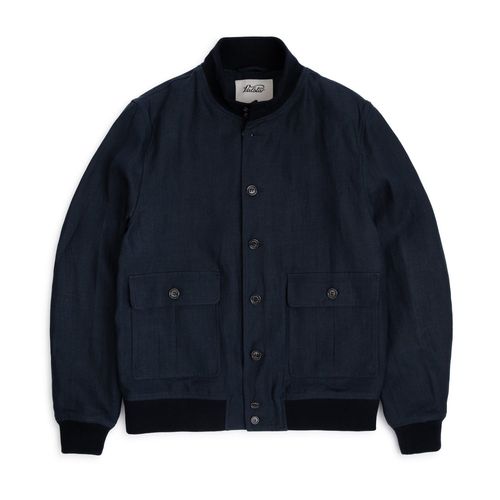 Valstar Linen Valstarino Jacket: Navy