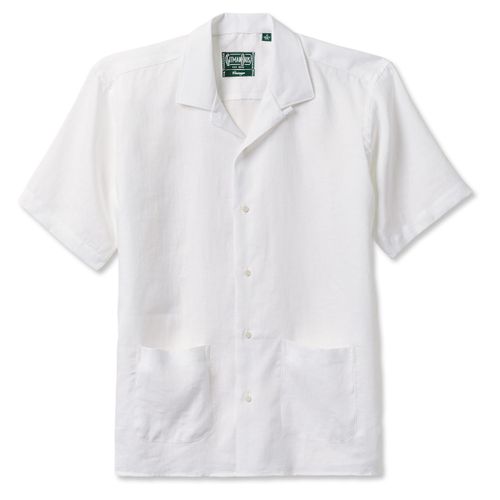 White Linen Beach Shirt