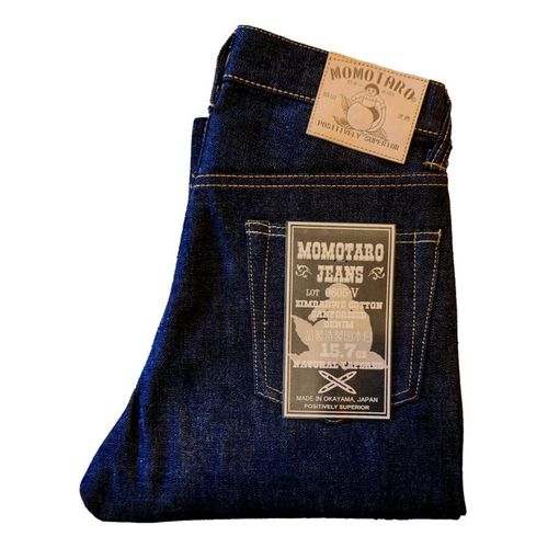 15.7oz Zimbabwe Cotton Denim Natural Tapered