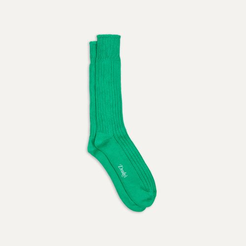 Emerald Green Cotton Sports Socks