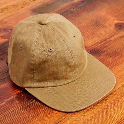 6-Panel HBT Cap in Khaki