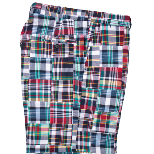 Patch Madras Shorts - Classic Fit