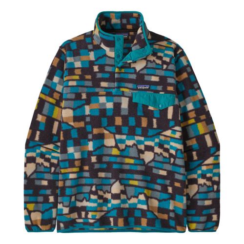 Lightweight Synchilla® Snap-T® Fleece Pullover Fitz Roy Patchwork: Belay Blue