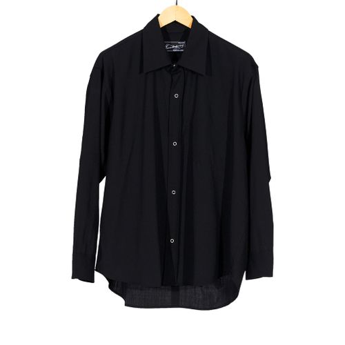 Casino Shirt Black Wool