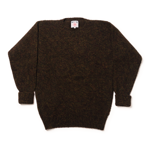 Shaggy Dog Sweater Classic Brown - Classic Fit