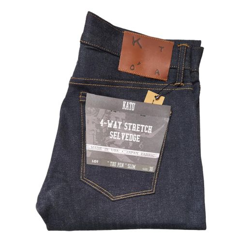 Pen Slim 10.5oz Indigo Raw Selvedge