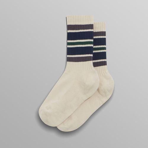 Trek Sock Ecru Sports Stripe