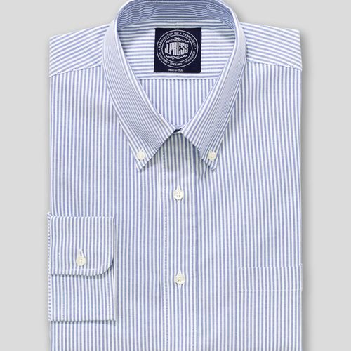 Blue/white Oxford Dress Shirt - Trim Fit