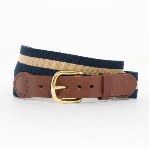 Surcingle Belt - Navy/khaki