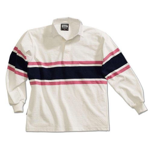 Barbarian 8oz Casual Acadia Stripe- White/Navy/Pink