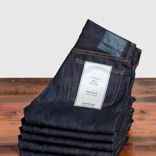 0605-SILK "Cotton Silk" 14.5oz Silk Selvedge Denim - Natural Tapered Fit