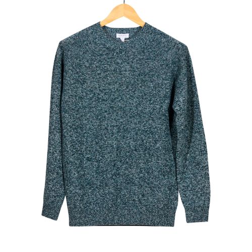 Green Lambswool Crewneck