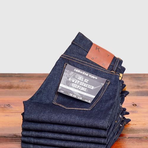 10.5oz Stretch Selvedge Denim - Pen Slim