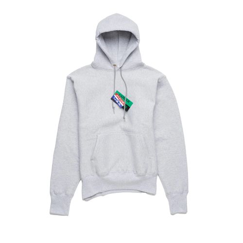 Camber 12oz Heavyweight Cross Knitted Hoodie – Light Grey