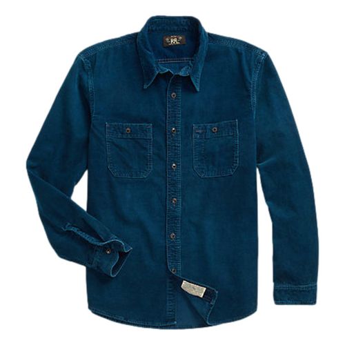 Corduroy Workshirt Medium Indigo Wash