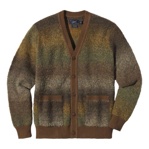 Ambassador Boucle Sweater Cardigan Olive