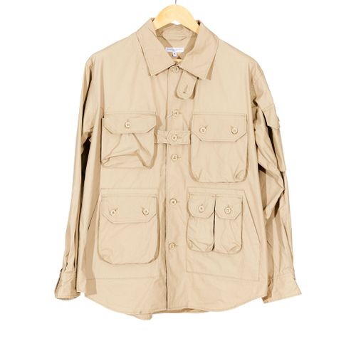 Explorer Shirt Jacket Khaki Cotton Duracloth Poplin