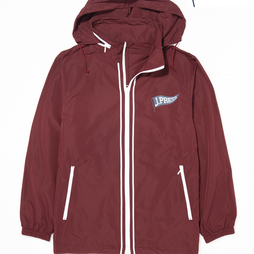 J. Press Windbreaker - Burgundy