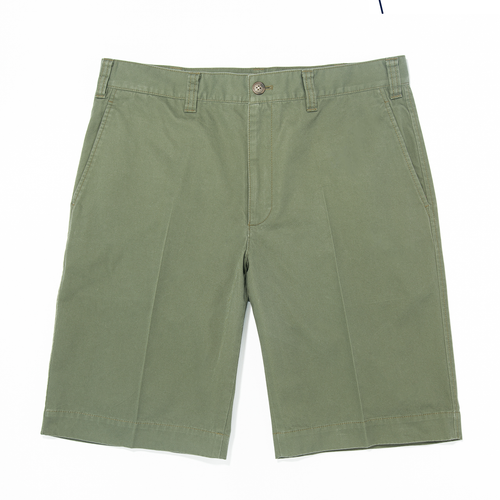 Cotton Chino Shorts - Olive