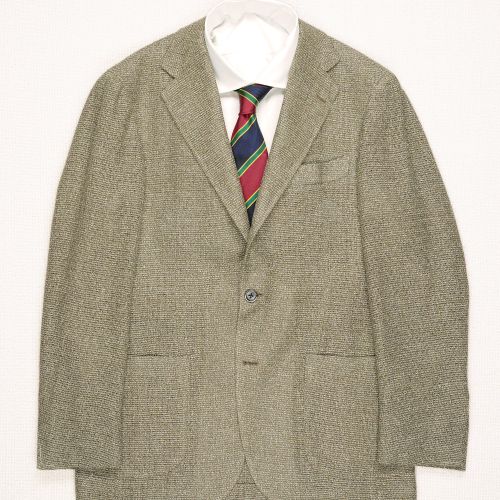 Ring Jacket Model TAJ-02/300 Orchard Green Silk/Linen Sport Coat (NOS)