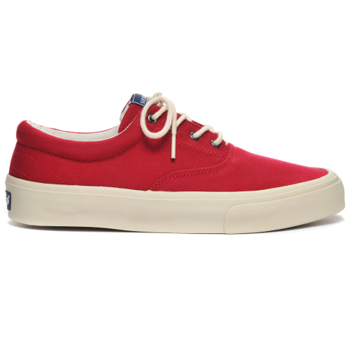 Sebago John Canvas Trainers- Red