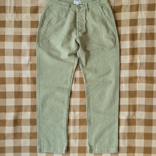 Rustic Plainweave Chino - Olive