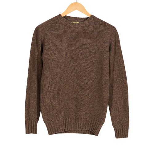 Undyed Smoke Crew Neck Sweater French Merino Wool