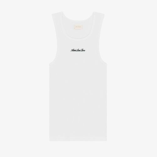 Embroidered Logo Tank Top