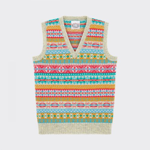 Crazy Fair Isle : Pale Yellow