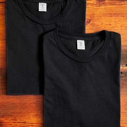 2-Pack Short Sleeve Crew Tee in Black