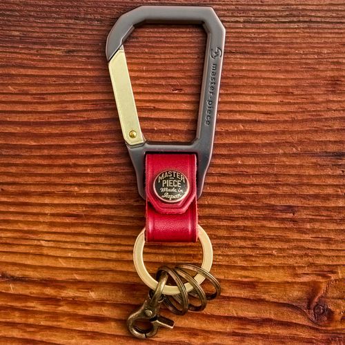 Carabiner Keychain in Red