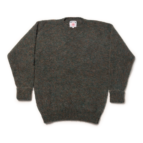 Shaggy Dog Sweater Blue/brown - Classic Fit