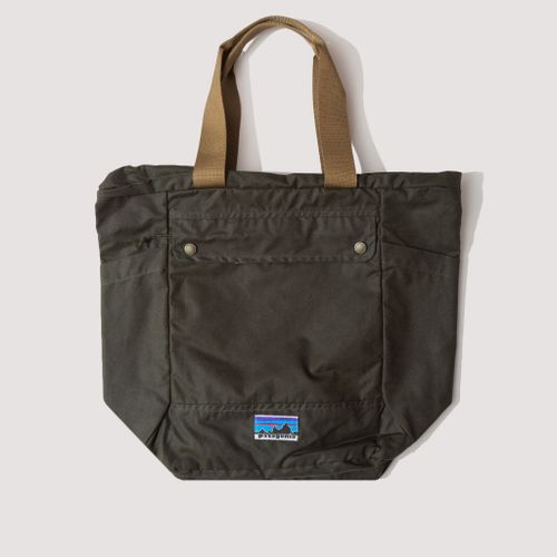 Waxed Canvas Tote - Basin Green