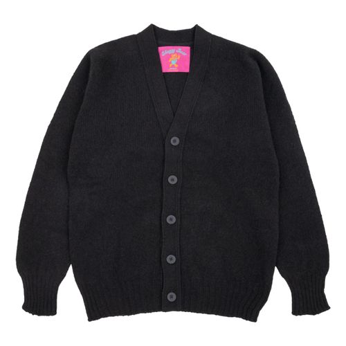 Shaggy Bear Cardigan Charcoal