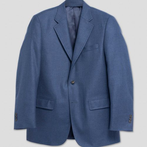 Blue Solid Sport Coat