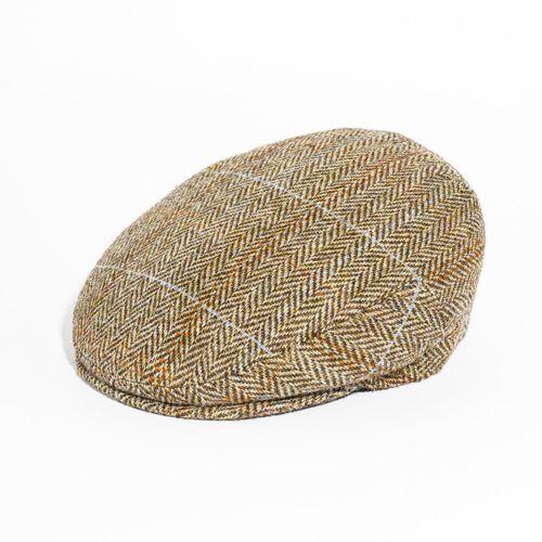 Harris Tweed Ivy Cap - Herringbone Windowpane