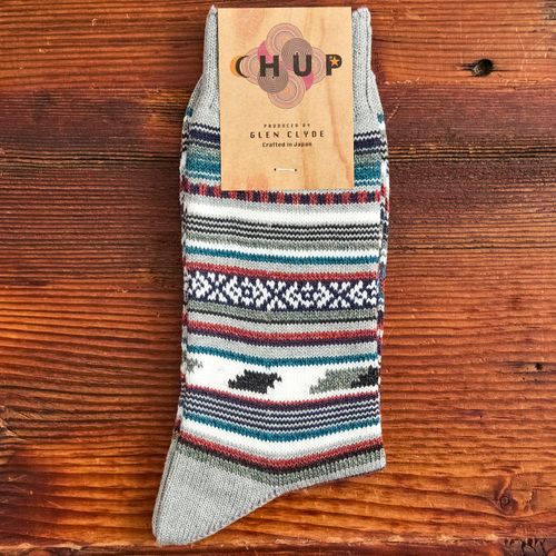 Monument Valley Sock in Light Grey