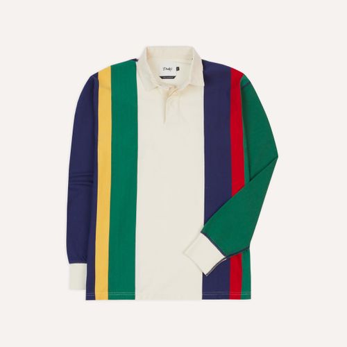 Multi Stripe Cotton Rugby Shirt