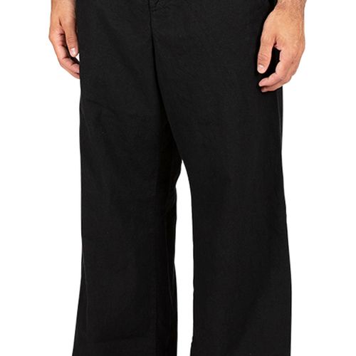 Trousers Galton Black Linen Blend