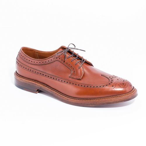 Alden Long Wing Blutcher Calfskin - Burnished Tan