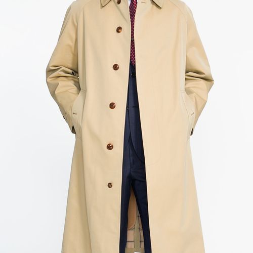 J. Press X Grenfell Tan Cotton Raincoat