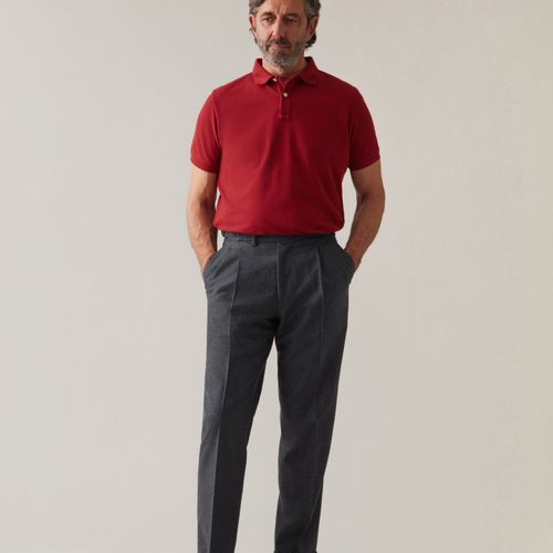 TURE Polo Shirt Deep Red Deep Red